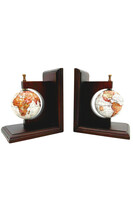 Bookend Globus, dwie podpórki książek