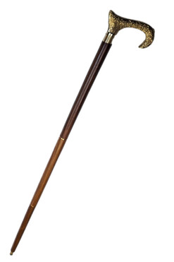 Milord B, elegancka składa laska drewniana, dł.91.5cm