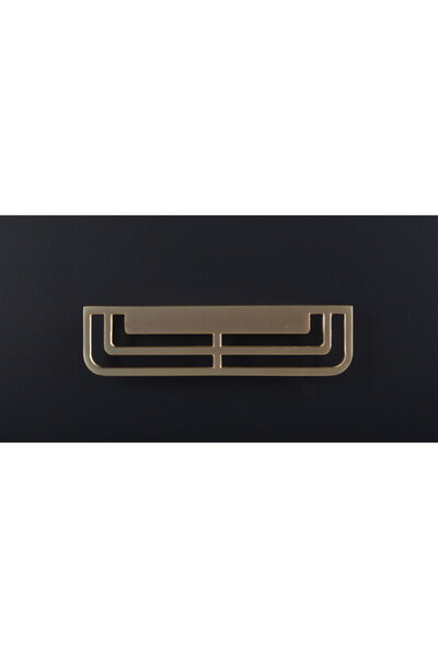 Tribeca, komoda z dwiema szufladami, czarna