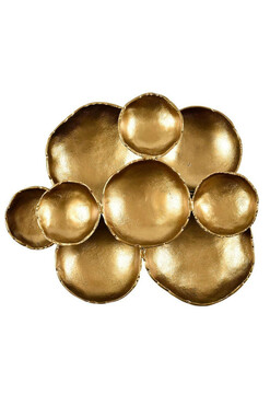 Gold Line, dekoracja ścienna, wym.53x10x43cm 