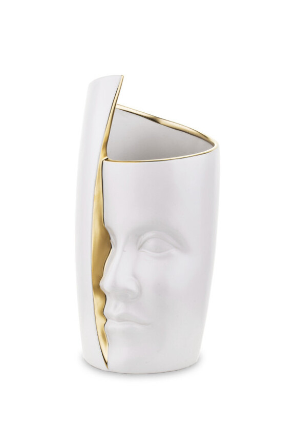 Personal Glamour ceramiczny wazon z twarzą