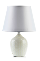 lampa stołowa z ceramiczną podstawą, Letti Beige F, wys.30cm