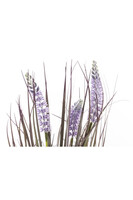 Violet, sztuczna trawa z fioletowymi kwiatostanami, wys.45x20x20cm