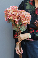 Autumn Hydrangea A, sztuczna hortensja, bukiet 3szt. wym.68cm