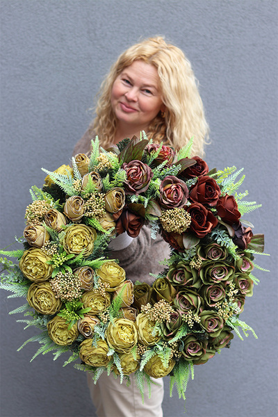 Dubajska Czekolada, wianek dekoracyjny