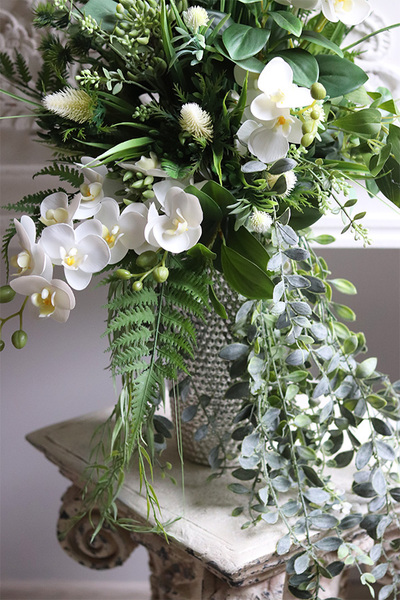 Villano Premium, kompozycja w wysokim wazonie