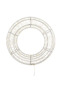 OD RĘKI Christmas Light, świąteczna figurka wieniec LED, wym.37x37x8cm