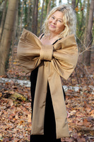 Velvet Papillon, welurowa kokarda pluszowa XL