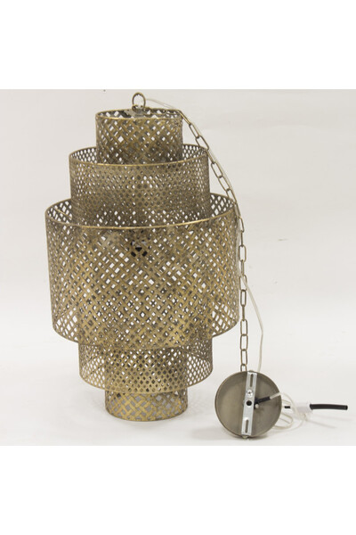 lampa wisząca, Industrial Style Gold