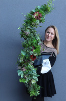 girlanda dekoracyjna, Reddina Sukulenty, dł.137cm