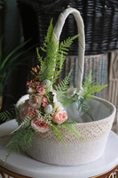 dekorowany koszyczek wielkanocny, Cremiossa, wys.40cm 