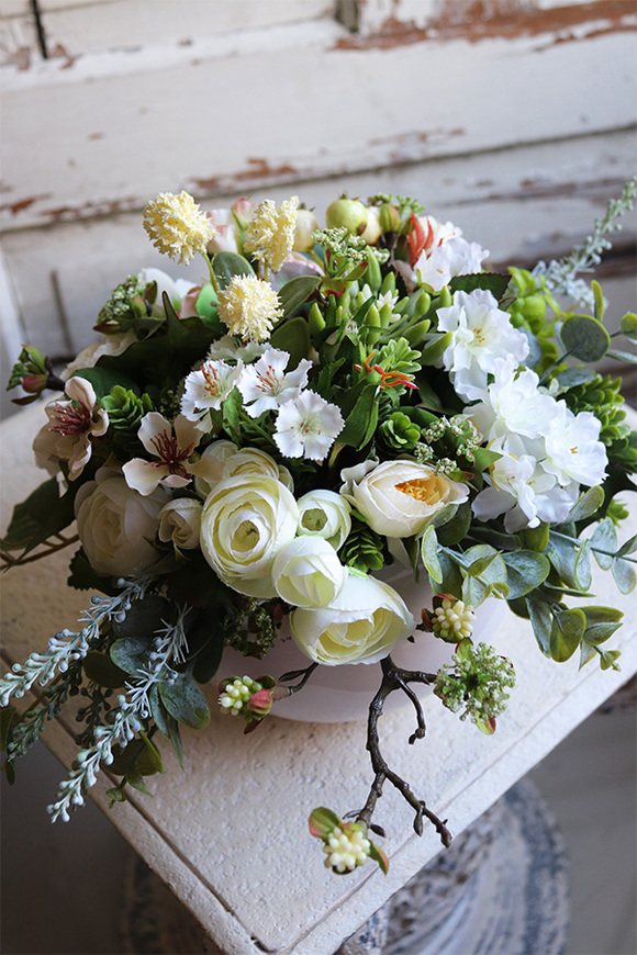 kompozycja kwiatowa, Moko Ladies Small, wym.26x40x25cm 