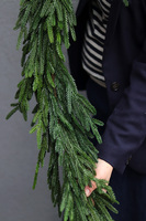 Cipris, realistyczna iglasta girlanda zimowa