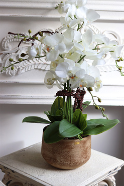 Indie, wysokiej jakości sztuczny storczyk, wys.63cm