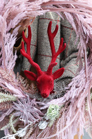 świąteczny wianek Premium Time Bordo Ren