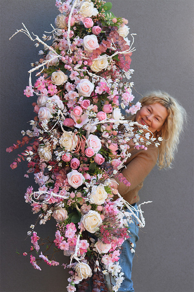 Primavera London Floral, kwiatowa girlanda dekoracyjna, dł.170cm