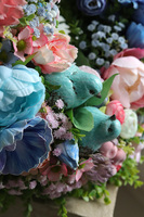 Dwa Ptaszki, wianek dekoracyjny na drzwi