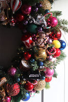 Funky Christmas, świąteczny wianek dekoracyjny