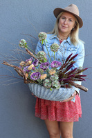 Klimatyczna, nowoczesna jesienna dekoracja, wym.55x75x35cm