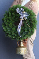 Dzwon Zimowy, świąteczny wianek dekoracyjny