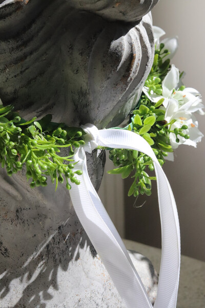 Nana, komunijny wianek na głowę