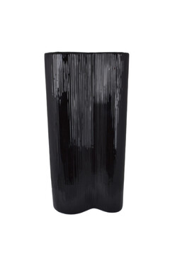 Braque Black, ceramiczny wazon, wys.33cm