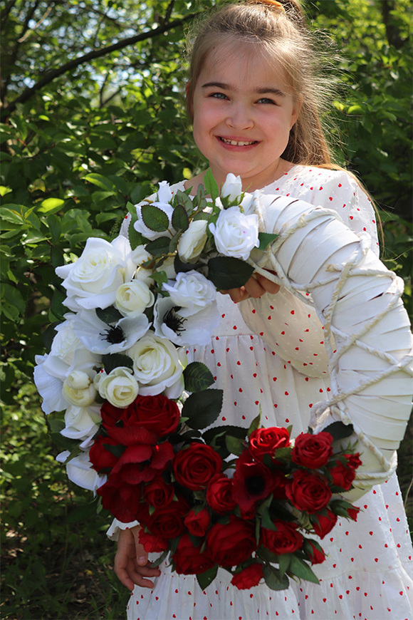 Adamus, wianek patriotyczny na drzwi