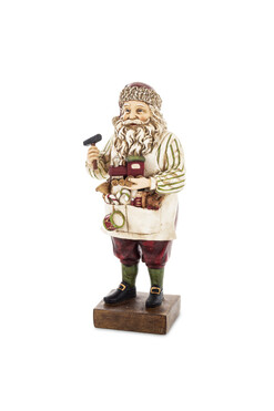 Vintage Xmas B, bożonarodzeniowa figurka Mikołaj, wys.33cm
