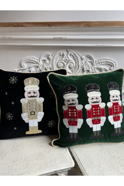 Christmas Mood, poszewka dekoracyjna świąteczna, Dziadki Czerwone	