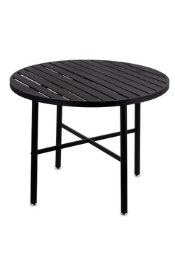 Dallas, metalowy stół ogrodowy, wym.73x94.5cm