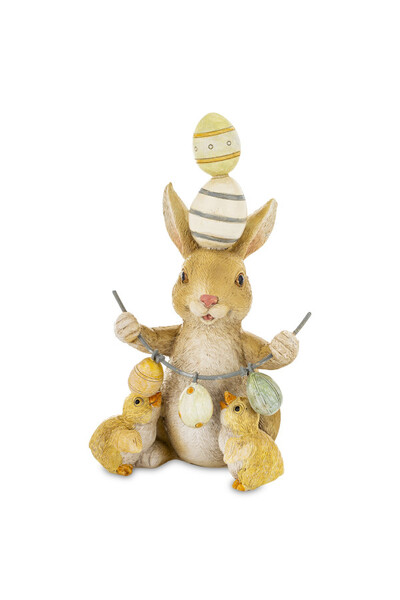 Bunny Cottage Vintage, figurka wielkanocna zajączek