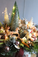 Childhood Big Pink 2, flowerbox świąteczny LED