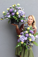 Ricotela, elegancki komplet dekoracji nagrobnych, kompozycja & bukiet