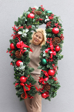 Christmas Exclusive Apart, świąteczna girlanda na kominek, dł.250cm