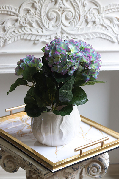doniczkowa hortensja Unicorn, wysokiej jakości sztuczne kwiaty