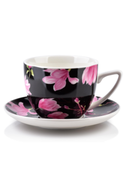 Floriana A, zestaw prezentowy 6 filiżanek ze spodkiem, poj.250ml