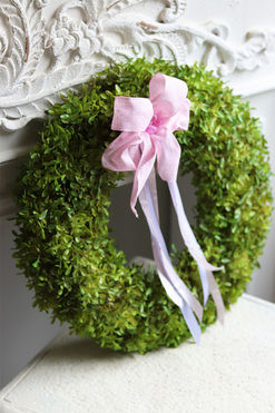 wysokiej jakości zielony wianek, Wielkanocna Zieleń, śr.39cm  