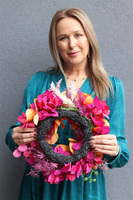 Lawa Strelicja, egzotyczny wianek dekoracyjny