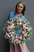 bajeczny wianek wielkanocny, Green Canoe Pastels 2