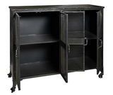 Loft 1, komoda wysoka na kółkach