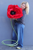 Mak Paper Flowers, ręcznie robiony kwiat papierowy