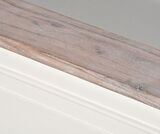 Bristol White, łóżko pojedyncze z zagłówkiem, wym.120x215x100cm