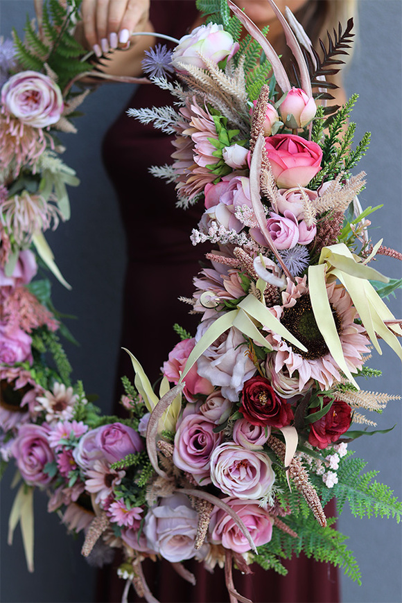 wianek na obręczy Fettana Subtelle