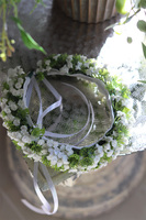 Sakramento, komunijny kwiatowy wianek na głowę, rozmiar uniwersalny