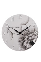 Dmuchawce, stylowy zegar ścienny