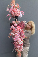 Morelita, bukiet nagrobny we wkładzie do wazonu