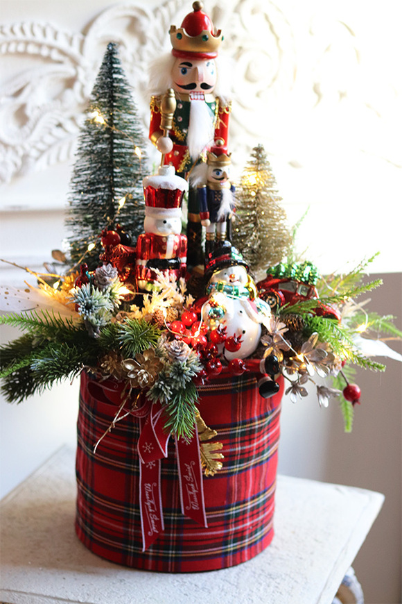 flowerbox świąteczny, Dziadek do Orzechów Big