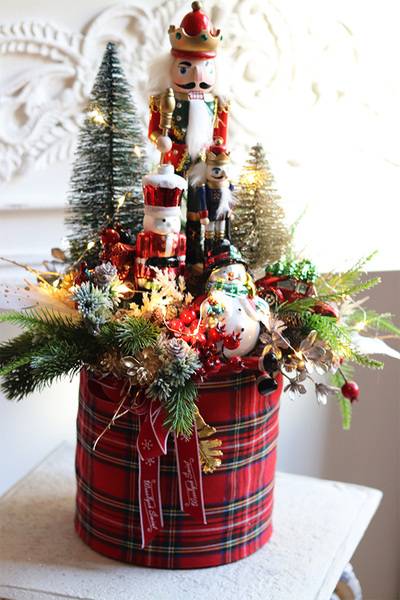 flowerbox świąteczny, Dziadek do Orzechów Big