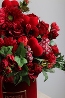 Miłosne Szkarłaty, flowerbox na walentynki