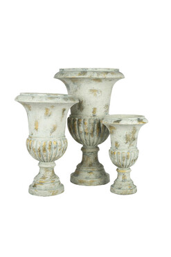 Garden Green B, puchar z żywicy polimerowej, wym.21.5x21.5x34cm